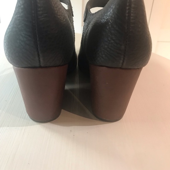 Korks women brown leather wedge heel NWB size 8 - Picture 6 of 8